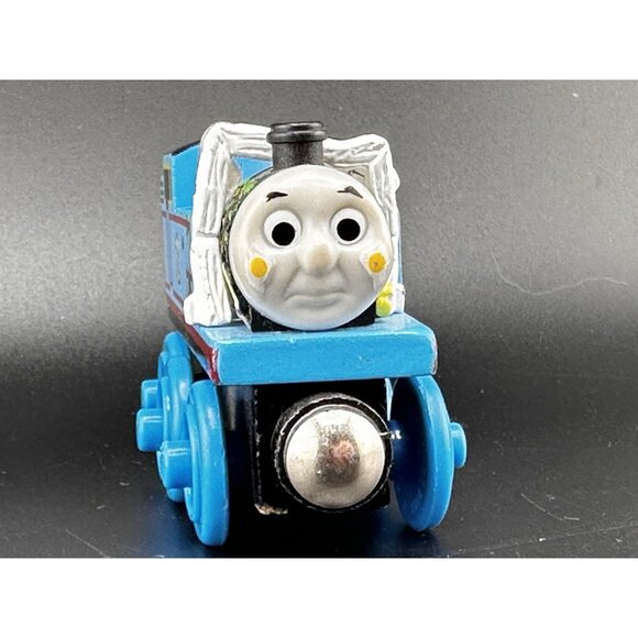 Thomas Comes To Breakfast Train Wooden Railway Vtg 2003 Learning Curve Engine - Picture 7 of 14